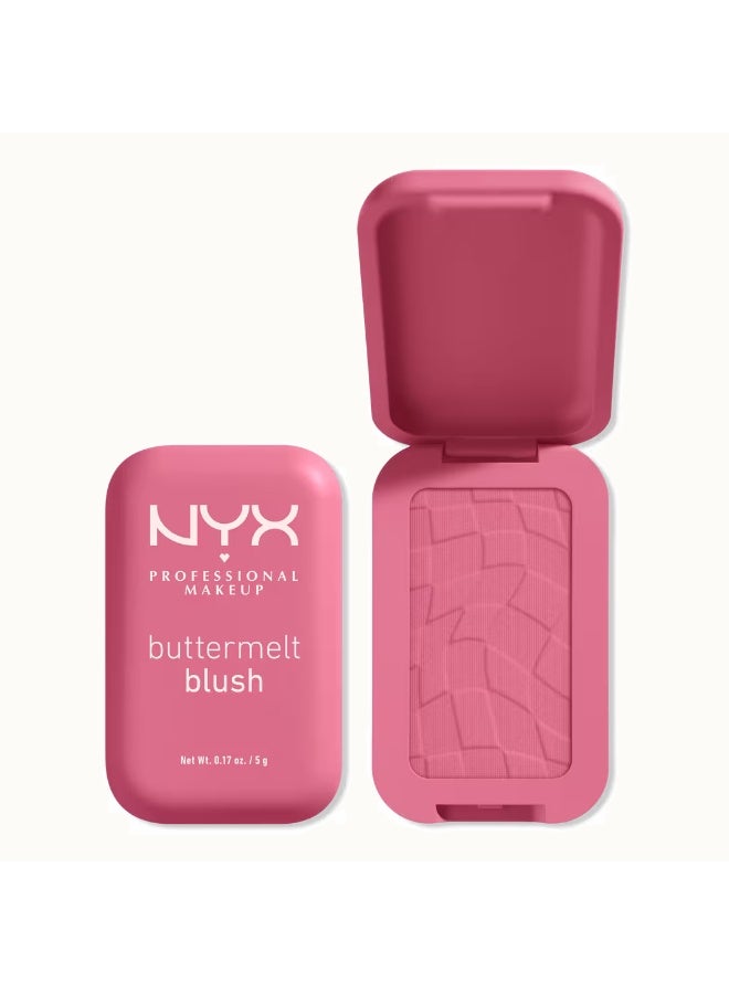 NYX PROFESSIONAL MAKEUP NYX Buttermelt Blush, 06 - For The Butta - Image 1